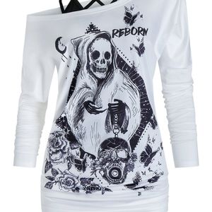 Graphic long sleeve tee